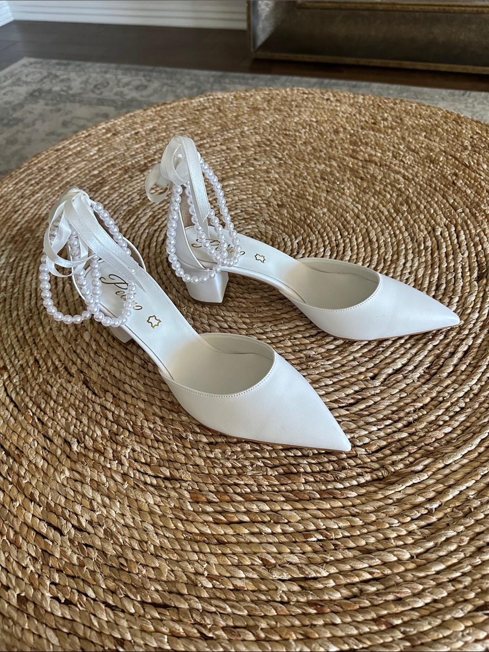 Pelino Sandals Bridal shoes. 2.3 inch heel.
Block Heel.Handmade in Greece NOWT